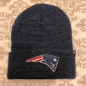 New England Patriots stocking cap / hat / beanie, Heathered Navy Blue